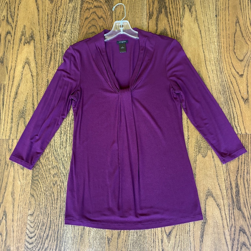 Ann Taylor burgundy top
